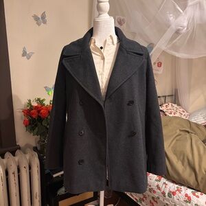 Classic Gray Peacoat
